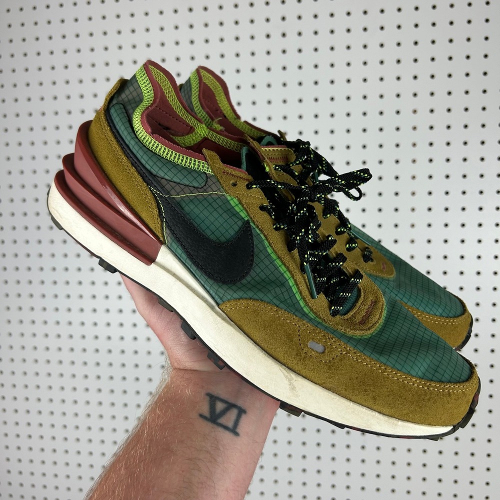 Nike DX3736-300 Waffle One SE Golden Moss Lace Up Sneaker Shoes Men's US 10.5